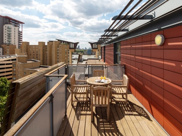 Marlin Canary Wharf 2 bedroom penthouse terrace