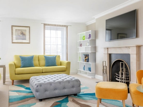 skyline apartment lounge