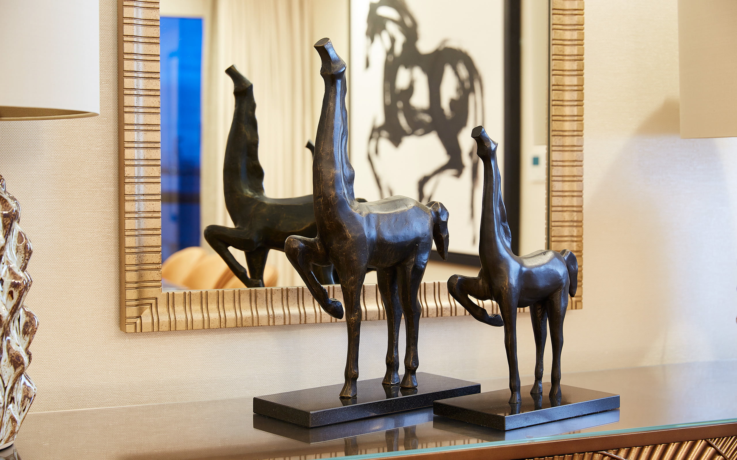 Cheval Gloucester Park Horse Statues