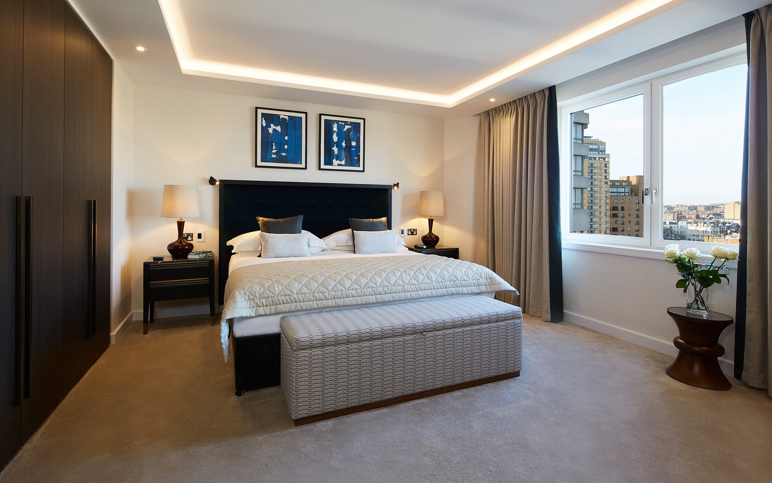 Cheval Gloucester Park Penthouse Master Bedroom