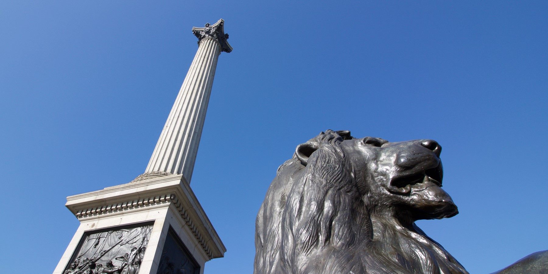 trafalgar square nelsons column