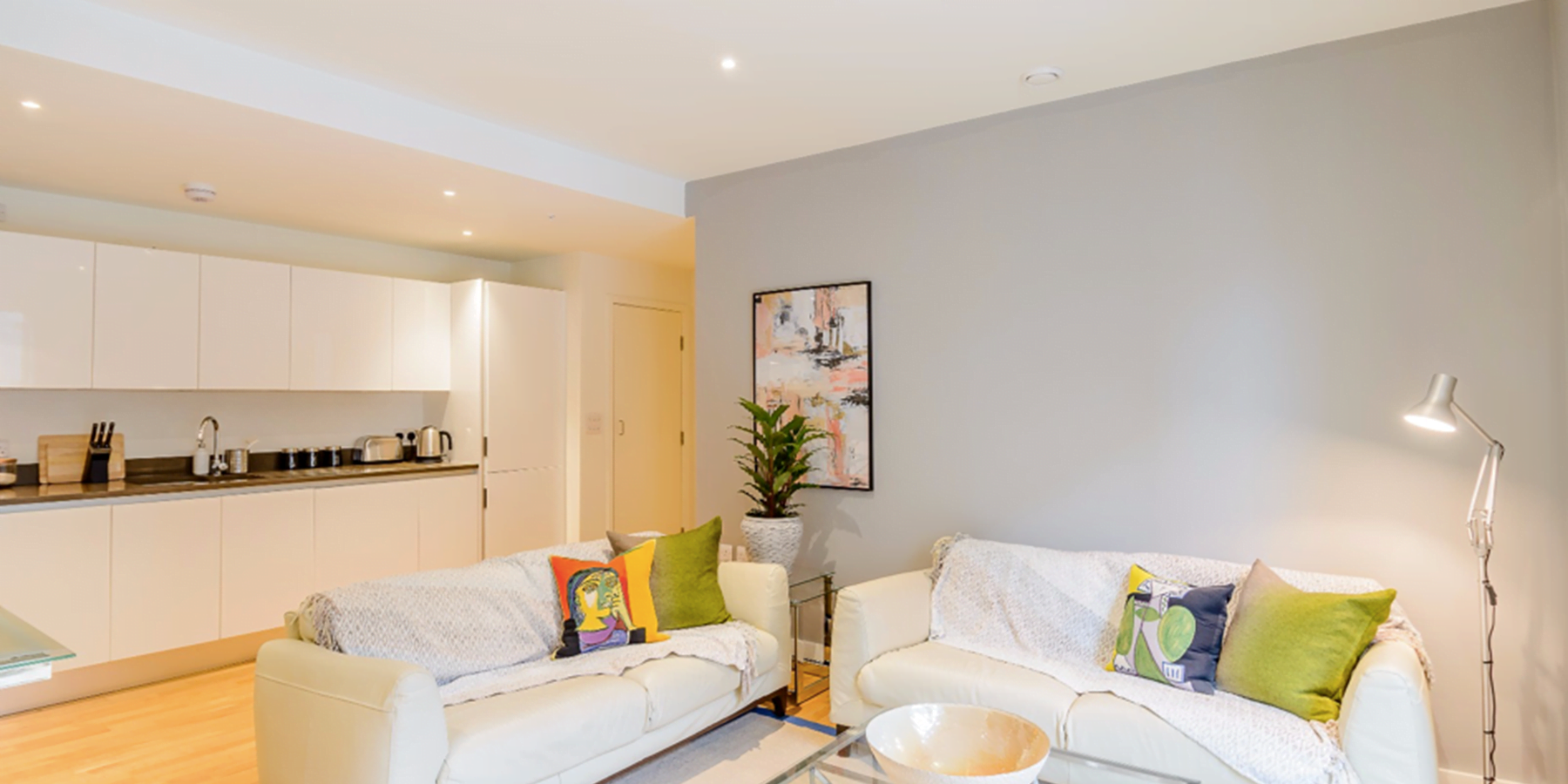 Howick Place Victoria Open Plan Living Area