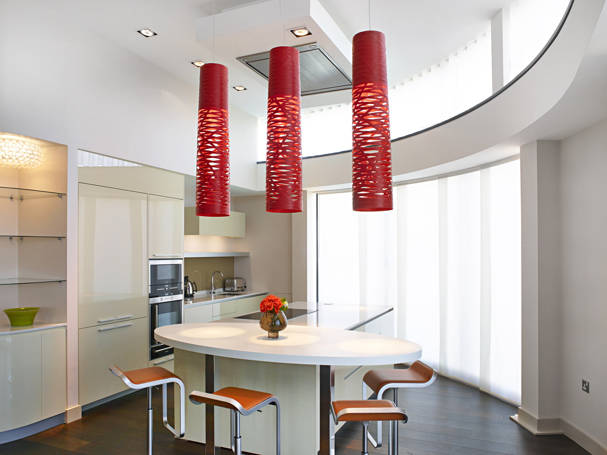 cheval three quays penthouse kitchen diner