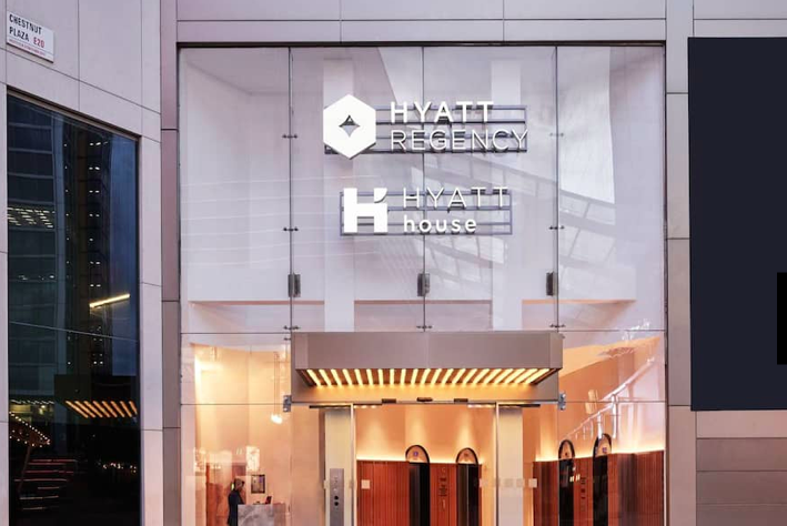 Hyatt House Stratford entrance
