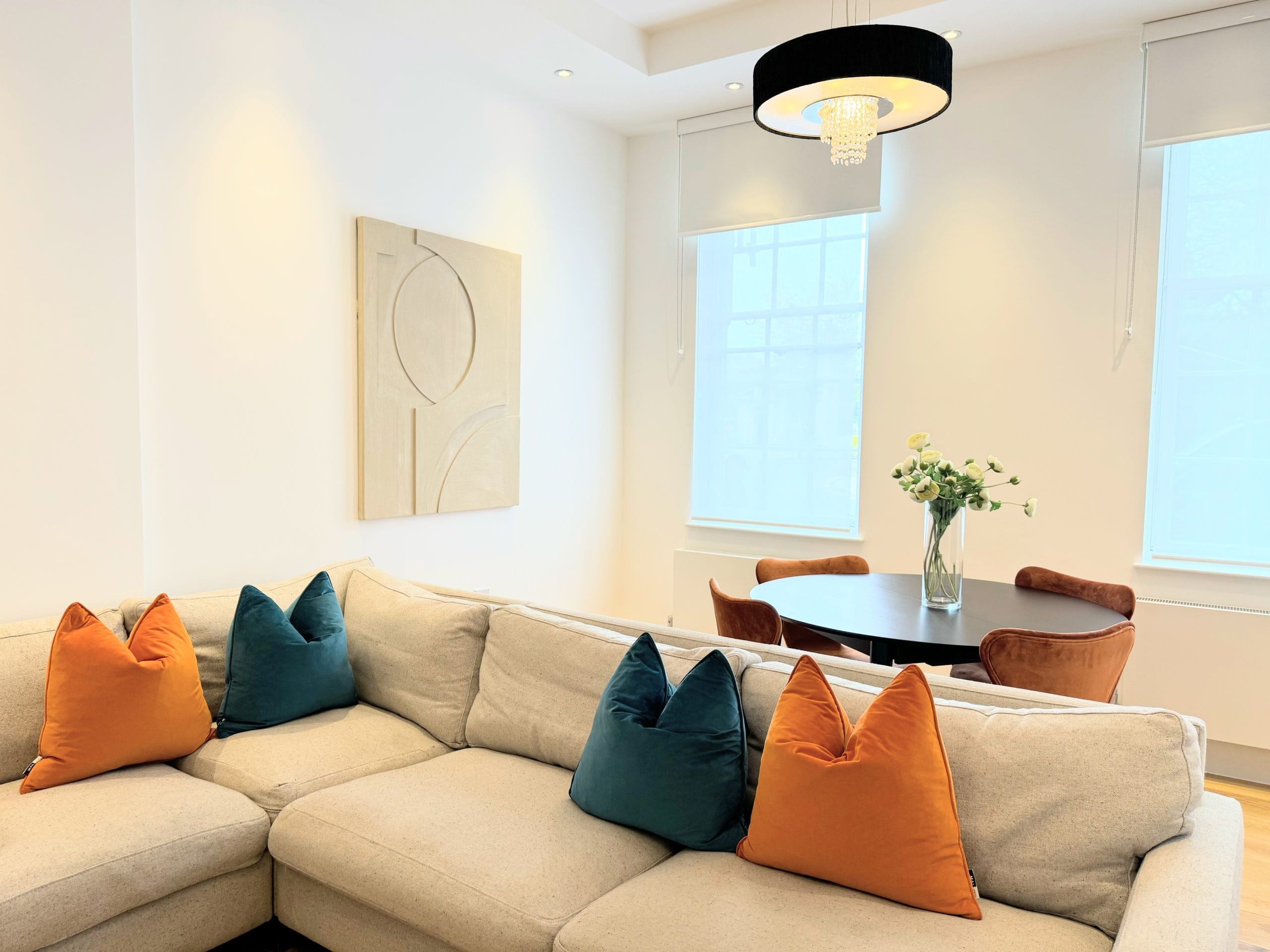 Buckingham Palaces Residences L-shaped sofa