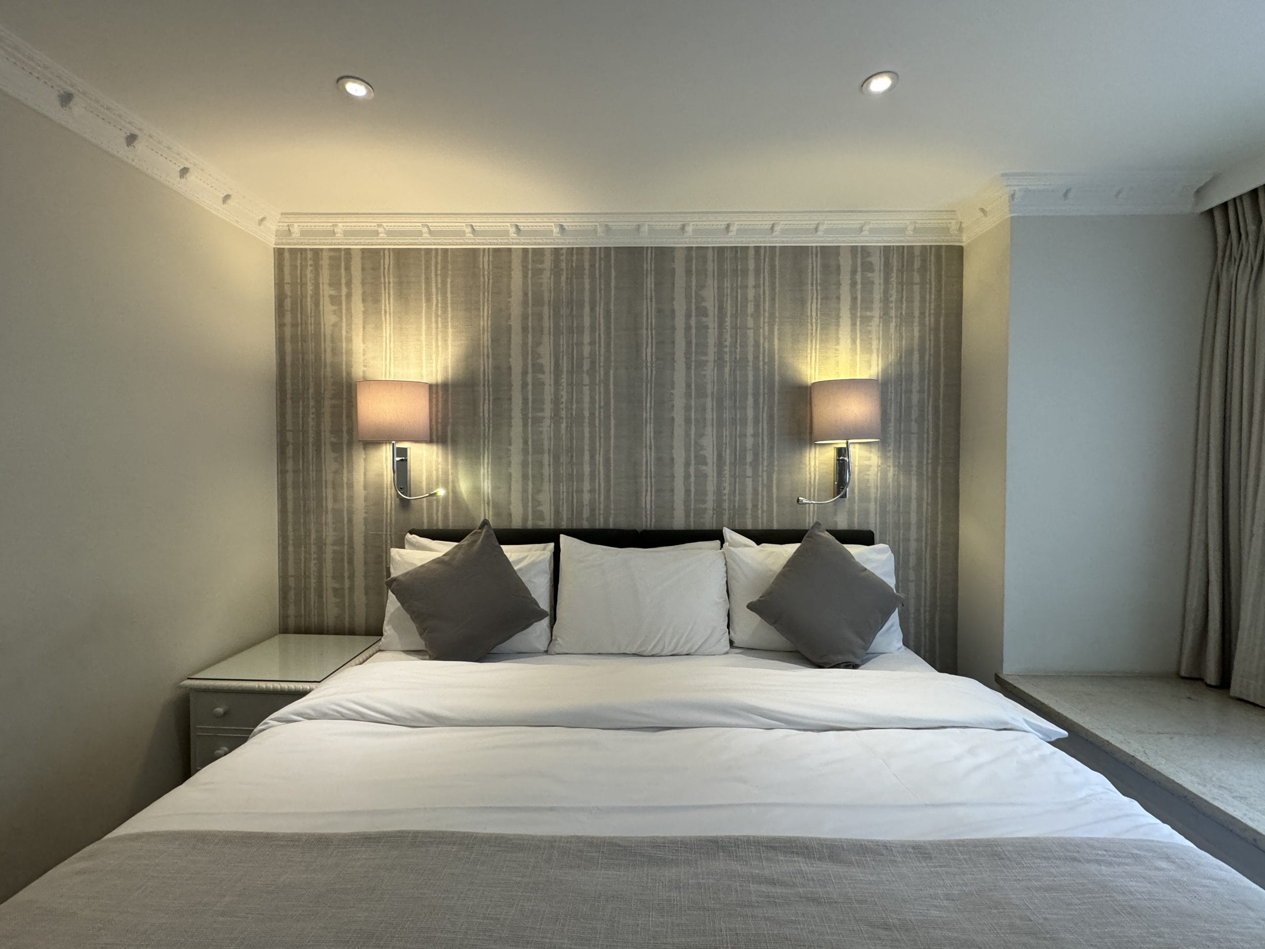 Mayfair House Apartments Grey Bedroom