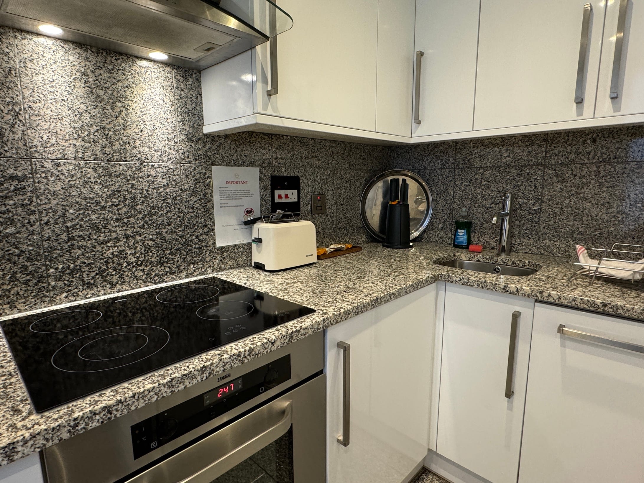 Mayfair House Apartments Kitchen Sink