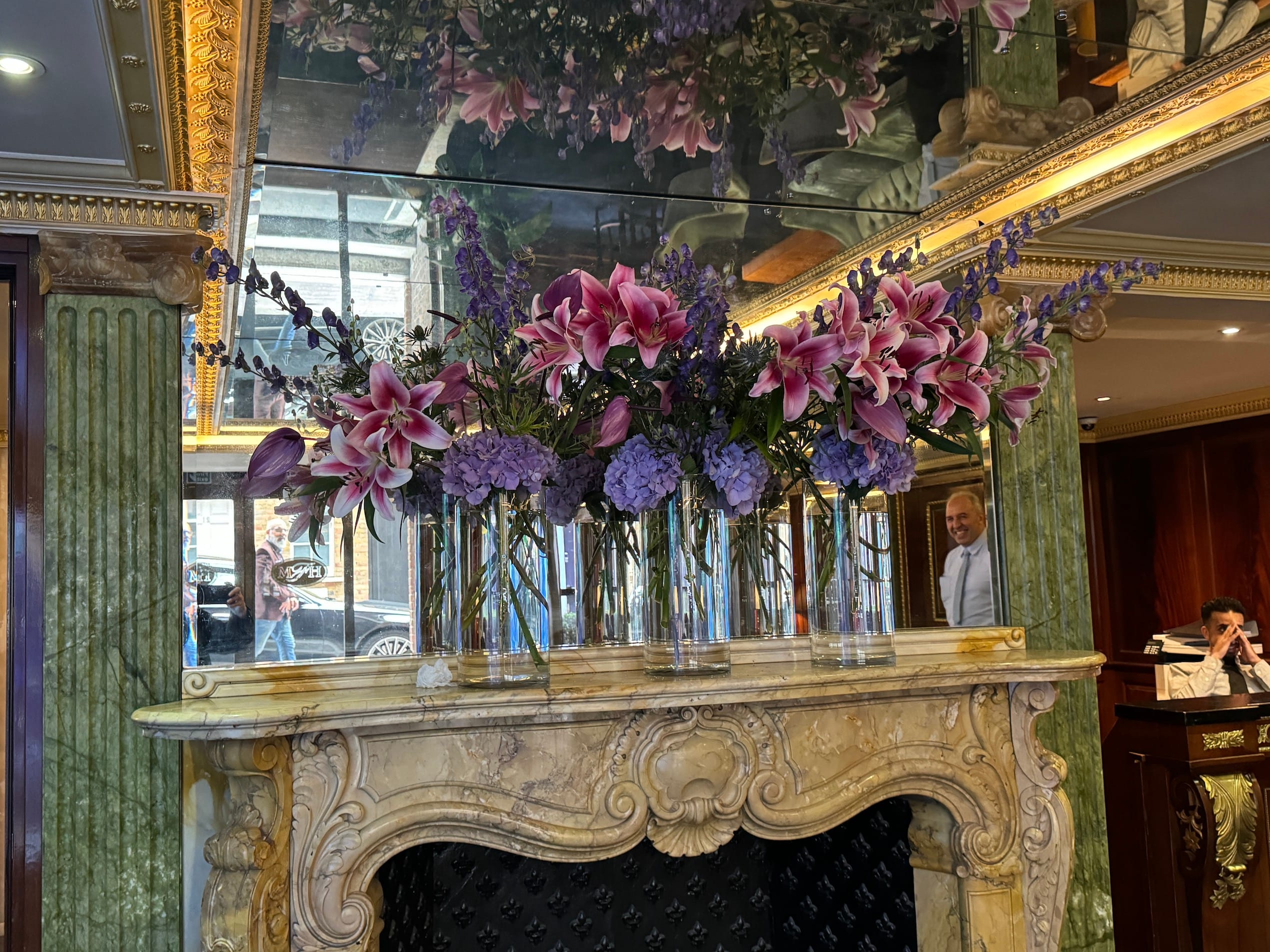 Mayfair House Apartments Fireplace