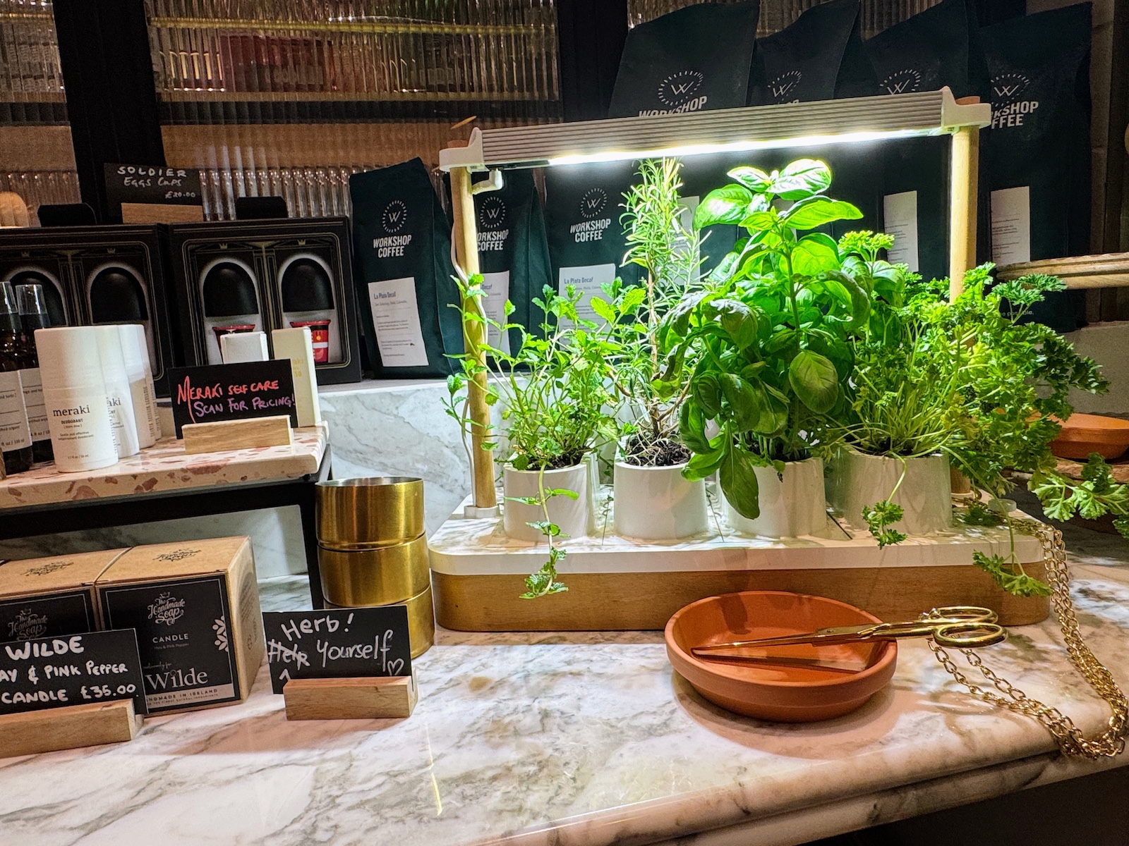 Wilde Liverpool Street herbs