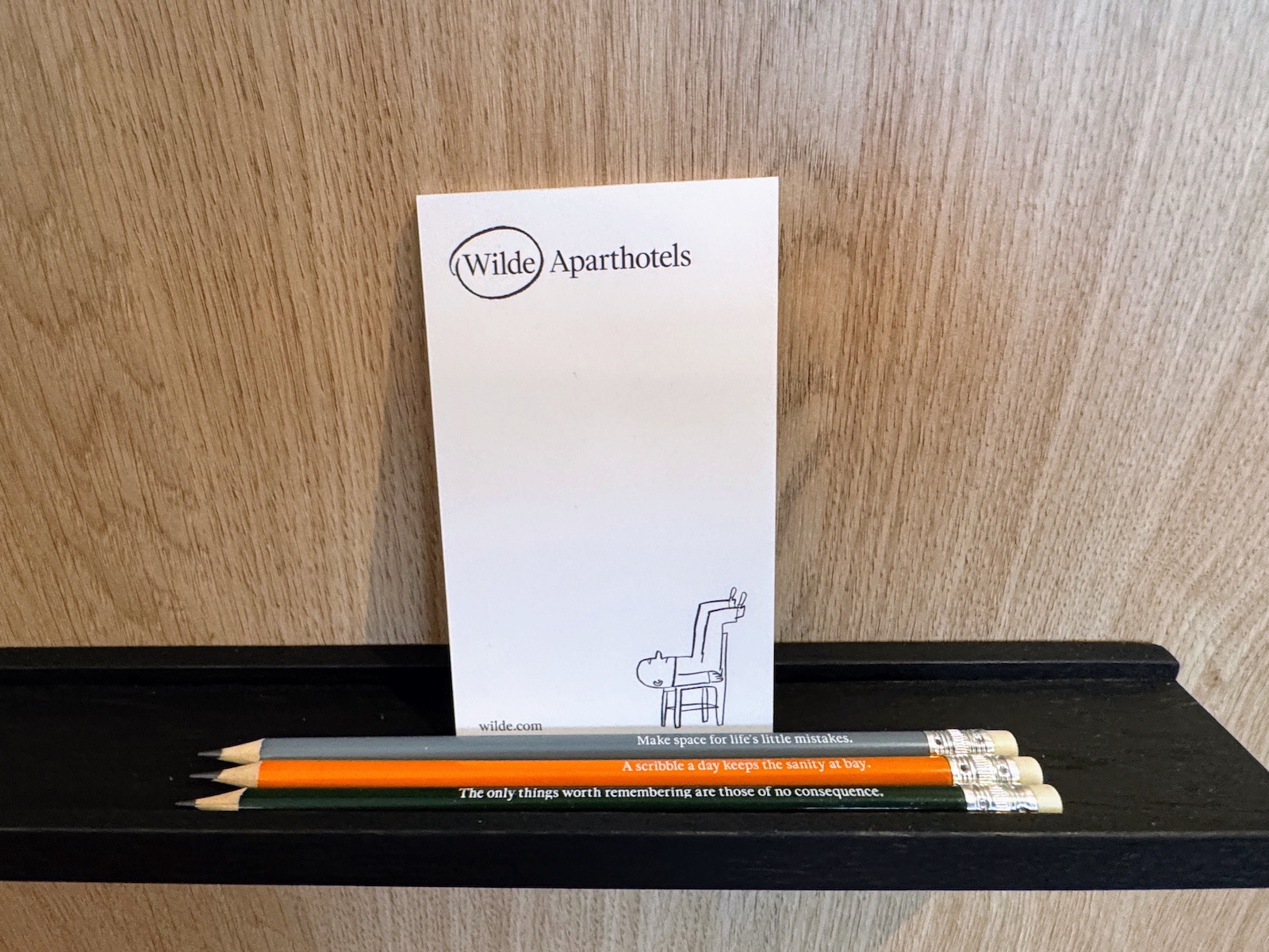 Wilde Liverpool Street notepad