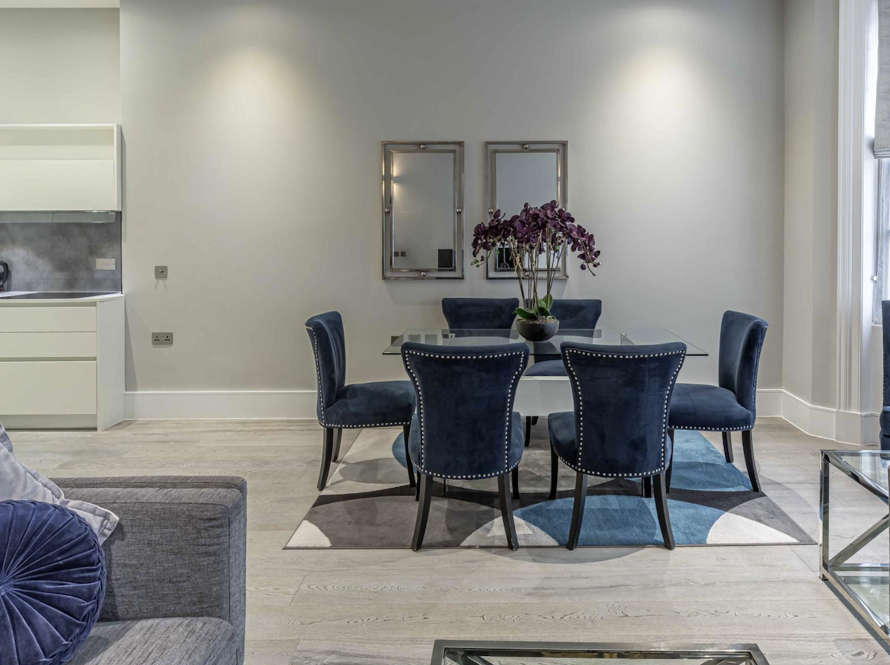 Green Street by Aeria Apartments dining table